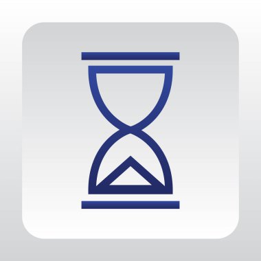 kum saati düz simgesi