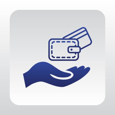 Ekonomi düz simgesi  