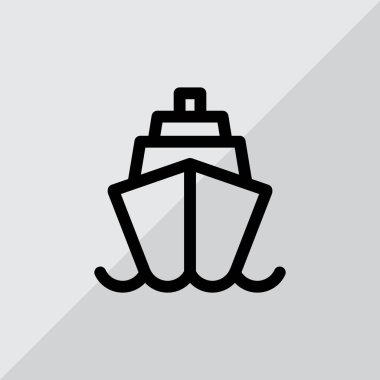 gemi doğrusal simgesi