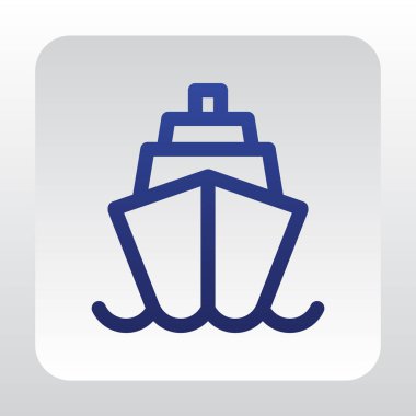 gemi doğrusal simgesi