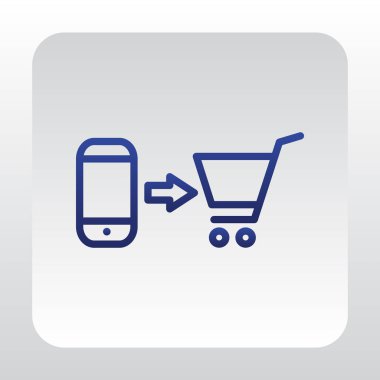 Alışveriş web simgesi