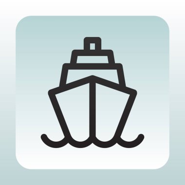 gemi doğrusal simgesi