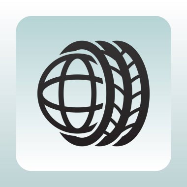 Direksiyonu düz simgesi  