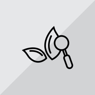 Organik düz simgesi  