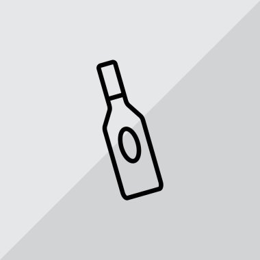 Şişe Düz Simgesi  