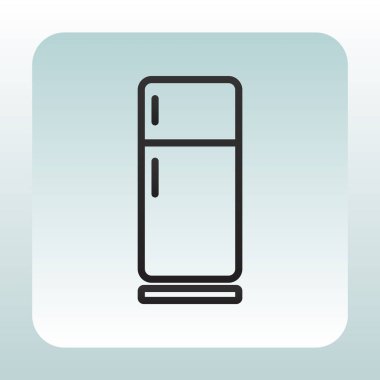 Buzdolabı düz simgesi  