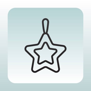 yıldız dekorasyon simgesi