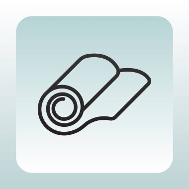 Duvar kağıdı düz simgesi  