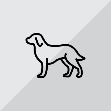 Köpek Düz Simgesi  