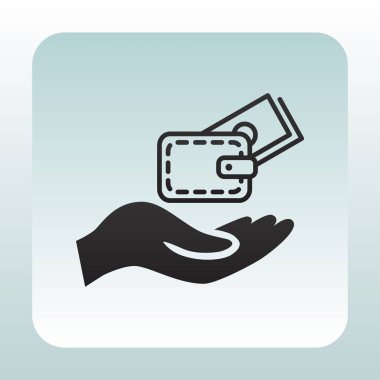 Ekonomi düz simgesi  