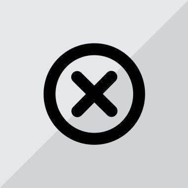 düz simgesi çapraz  