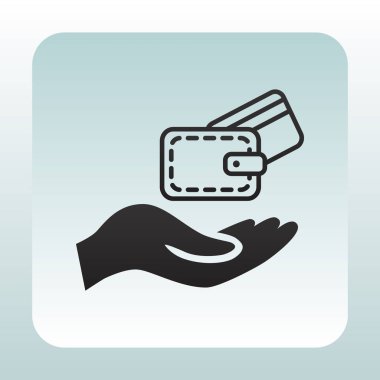 Ekonomi düz simgesi  