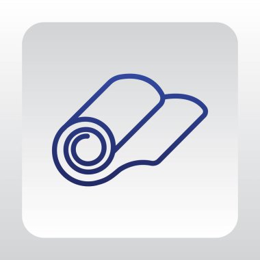 Duvar kağıdı düz simgesi  