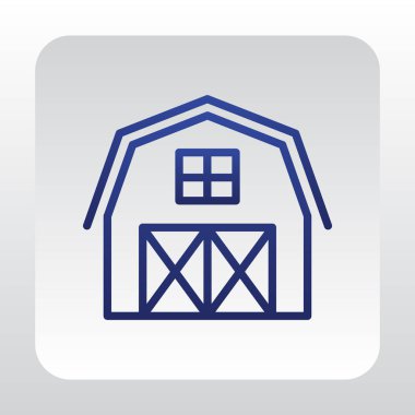 çiftlik düz simgesi  