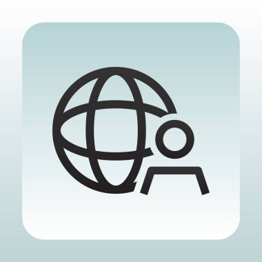 düz Simge iletişim