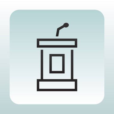 Hükümet düz simgesi