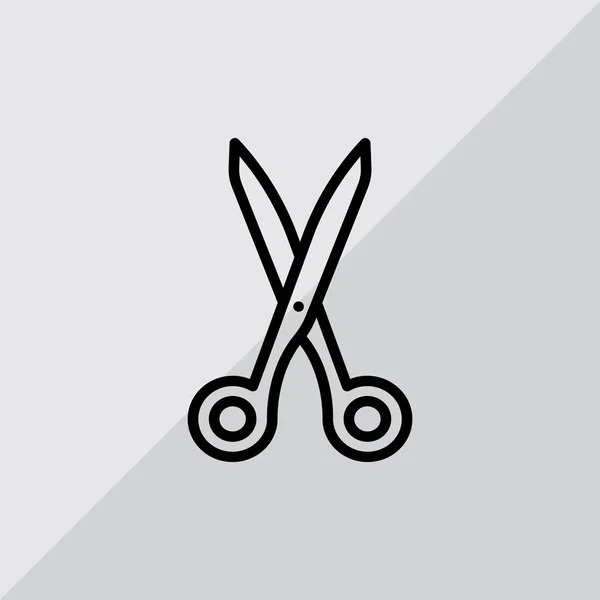 Scissor flat icon — Stock Vector