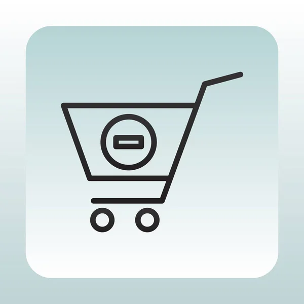 Shopping  web icon — Stock Vector