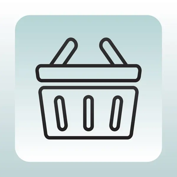 Winkelen web pictogram — Stockvector