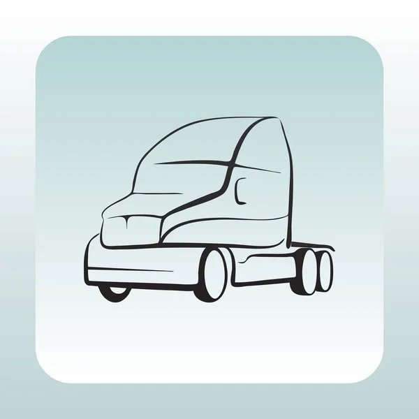 Truck web icon — Stock Vector