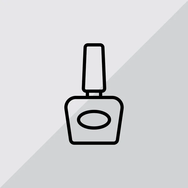 Icona piatto bottiglia — Vettoriale Stock