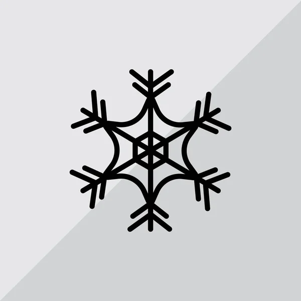 Schneeflockensymbol — Stockvektor