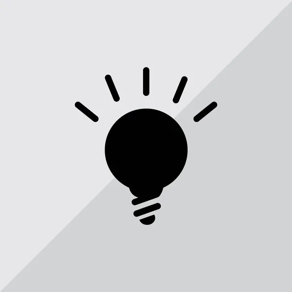 Ícone da lâmpada — Vetor de Stock