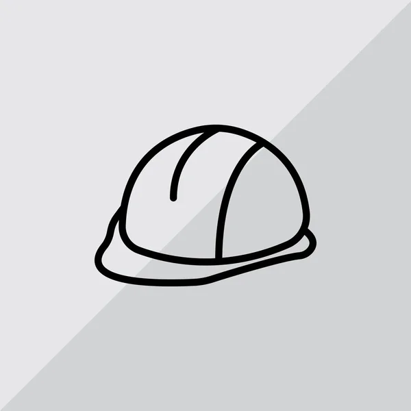 Helm flach Ikone — Stockvektor