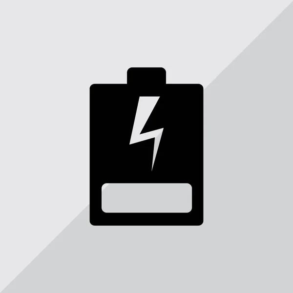 Battery flat icon — Stock Vector