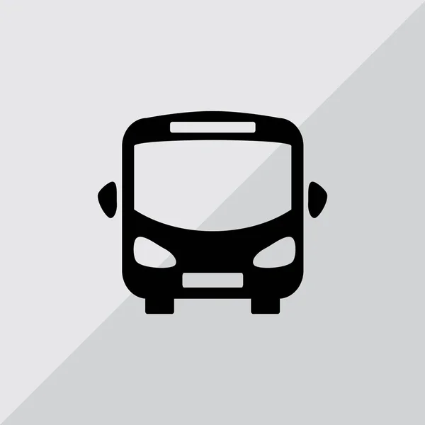 Ícone plano de ônibus — Vetor de Stock