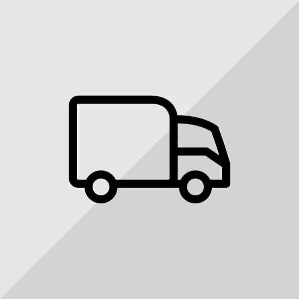 Εικονίδιο web φορτηγό — Διανυσματικό Αρχείο