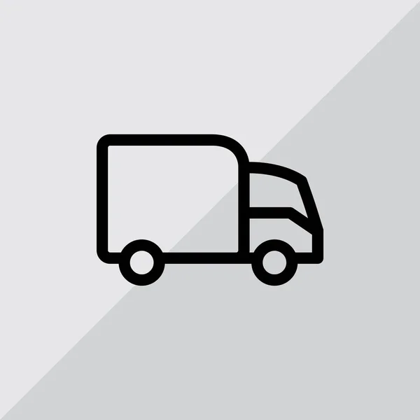 Icona web camion — Vettoriale Stock