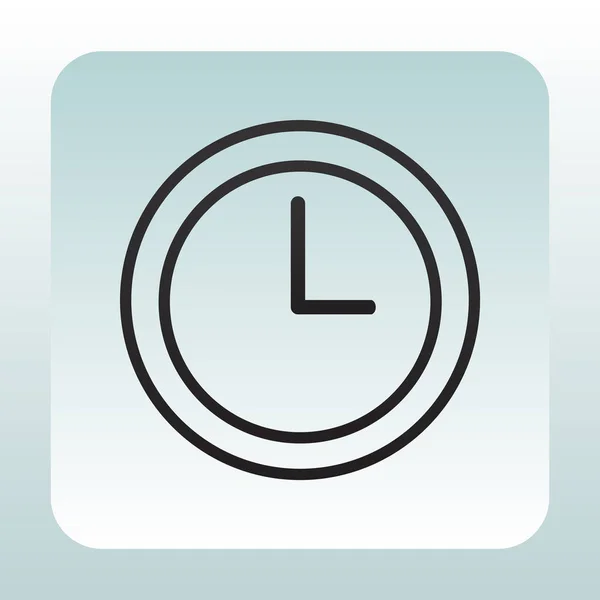 Icona orologio da parete — Vettoriale Stock