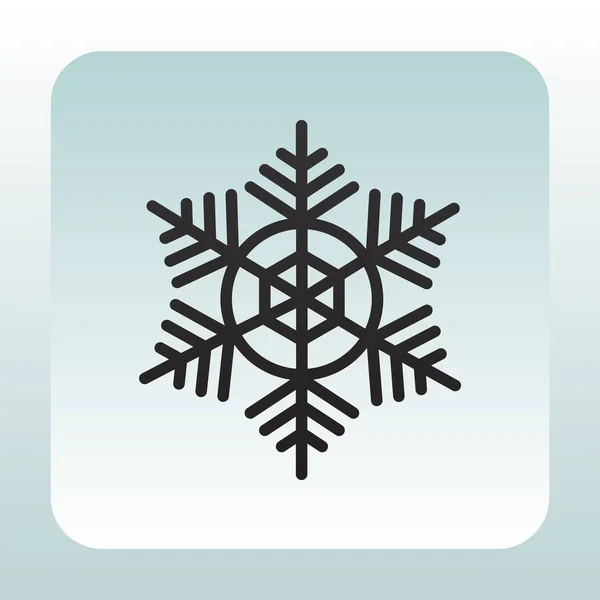 Schneeflockennetz-Symbol — Stockvektor