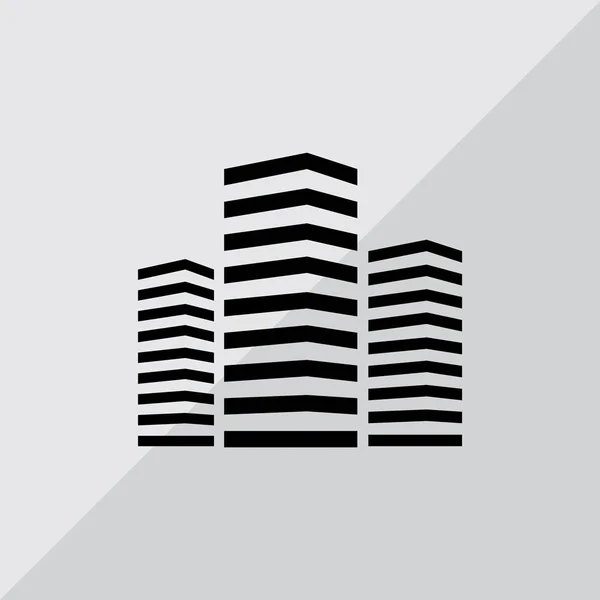 Εικονίδιο web ουρανοξύστες — Διανυσματικό Αρχείο