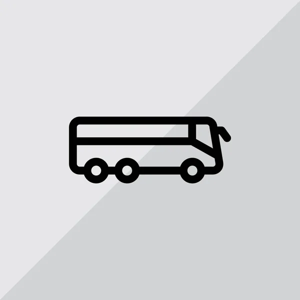 Ícone de linha de ônibus —  Vetores de Stock