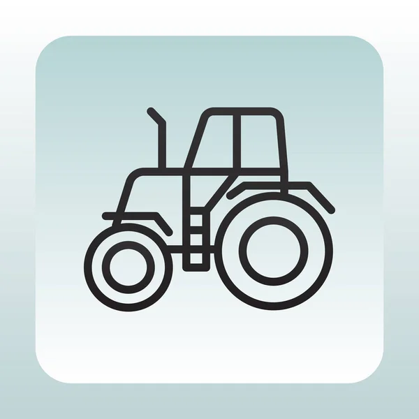 Traktor-Ikone — Stockvektor