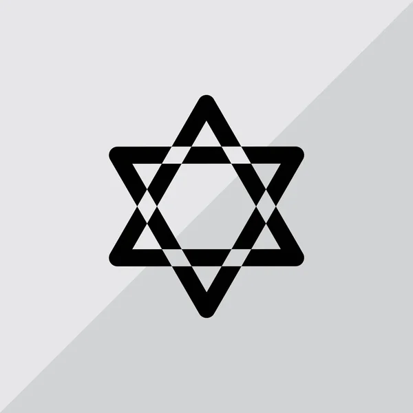 Icône étoile David — Image vectorielle