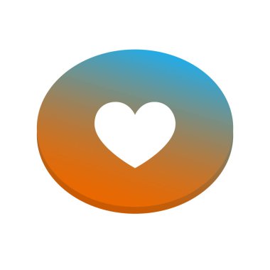 soyut kalp web simgesi