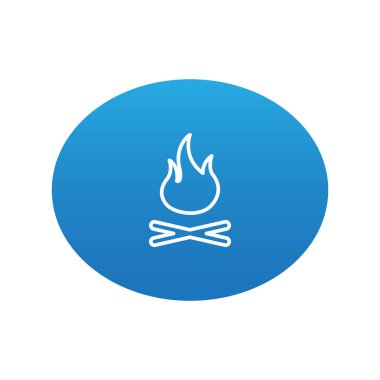 Soyut yangın web simgesi