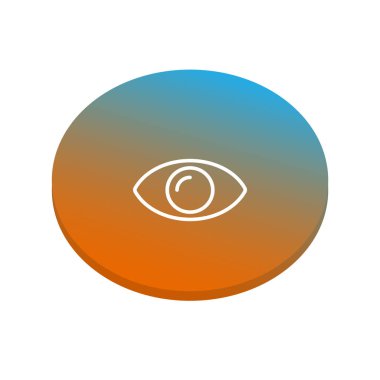 Soyut göz web simgesi 