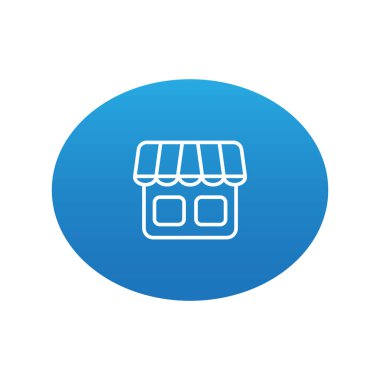 Web simgesi bina soyut