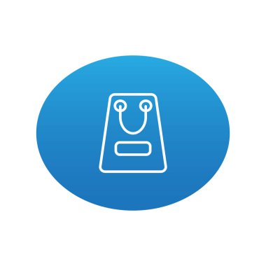 Soyut alışveriş web simgesi