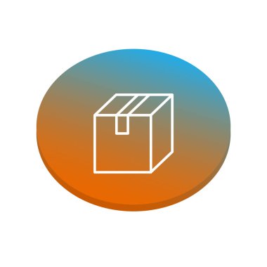 Soyut kutu web simgesi