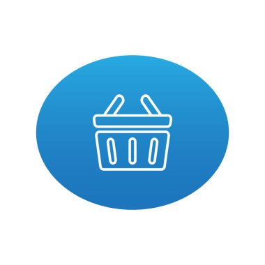 Soyut alışveriş web simgesi