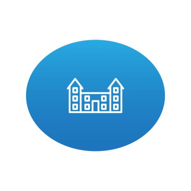 Web simgesi bina soyut