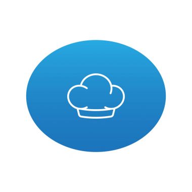 Soyut mutfak web simgesi