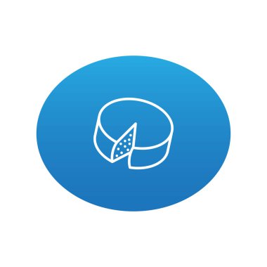 Soyut peynir web simgesi