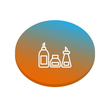 Soyut şişe web simgesi