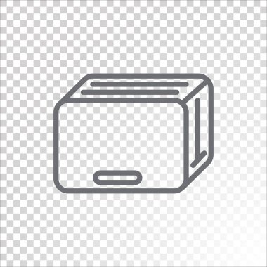 Soyut mutfak web simgesi